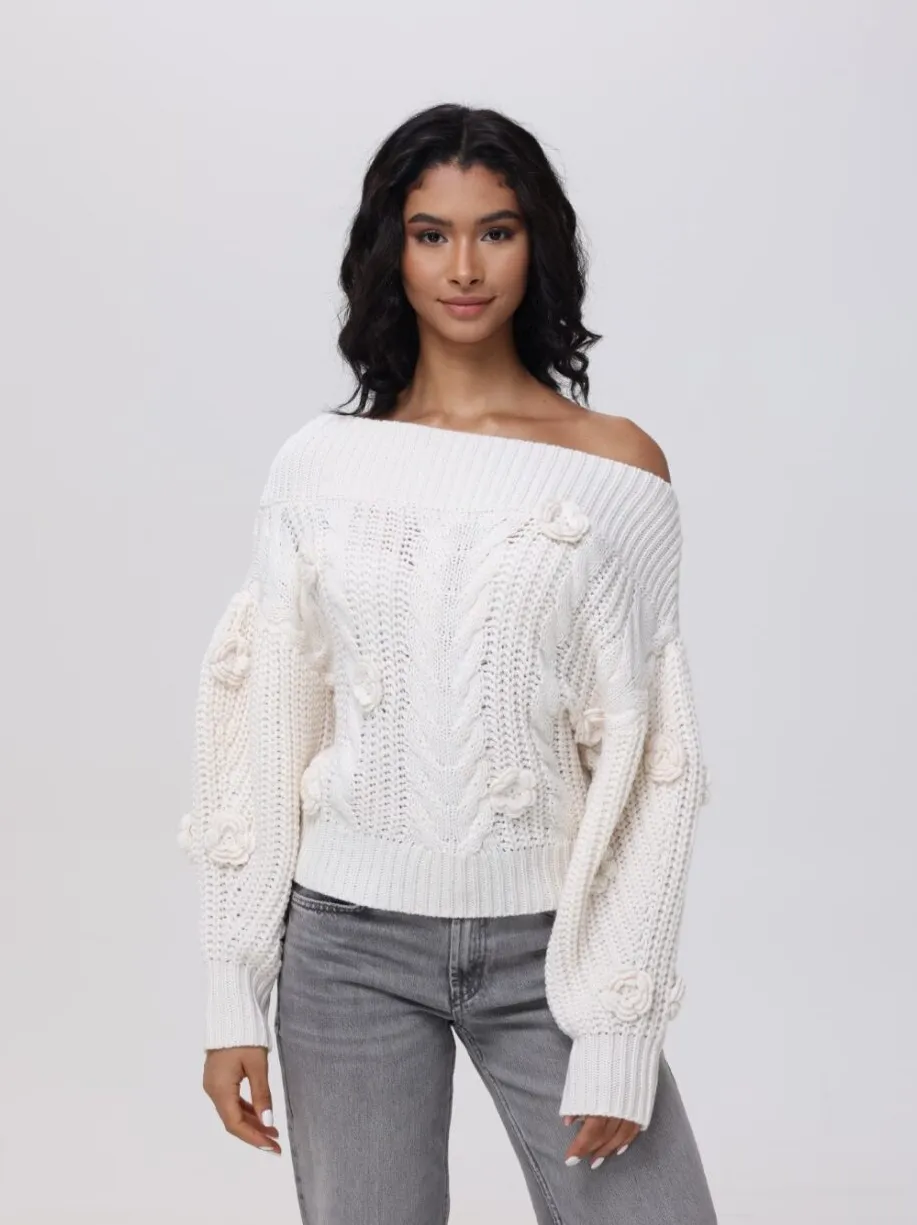 525 Madeline Off Shoulder Sweater