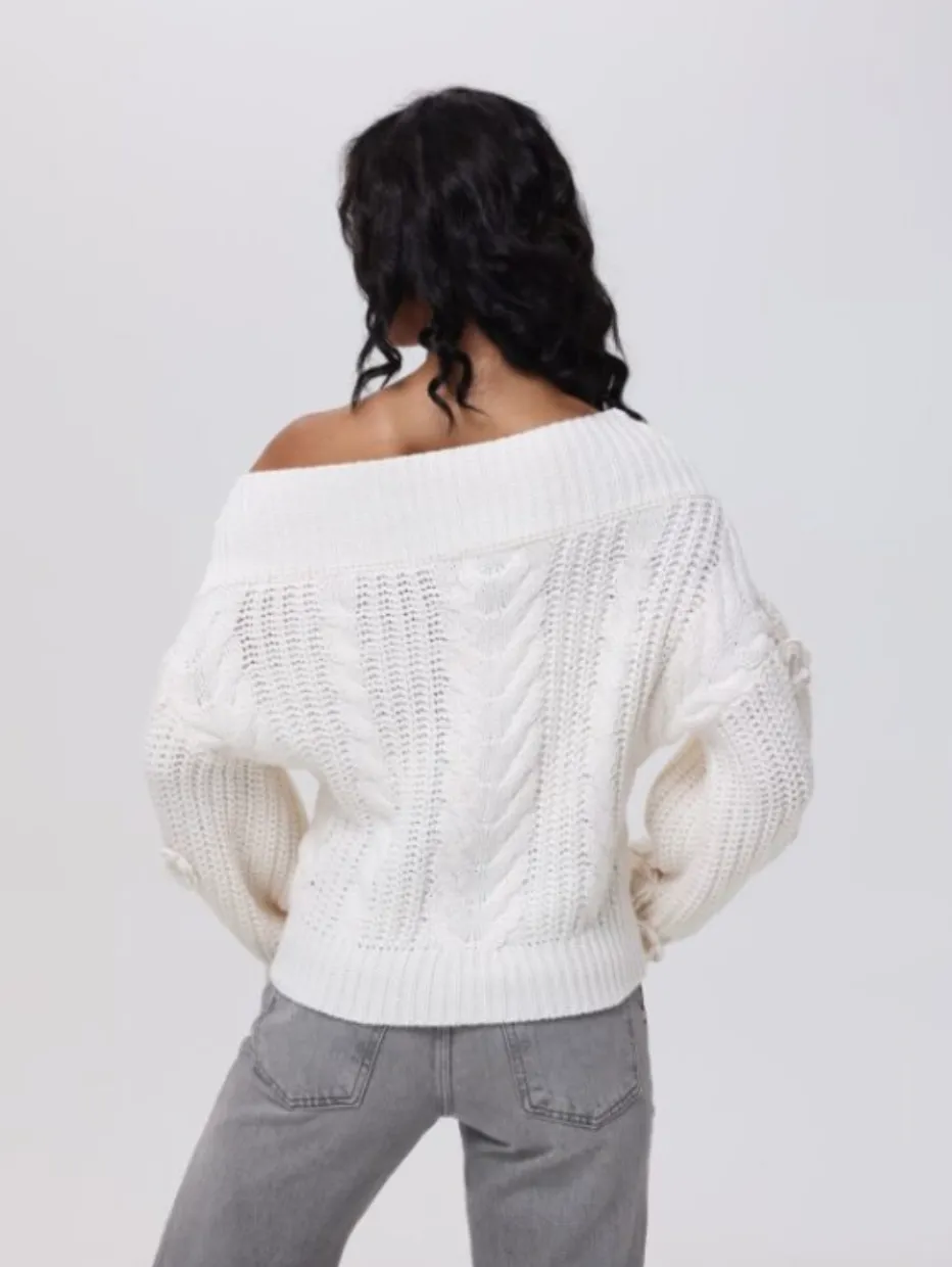 525 Madeline Off Shoulder Sweater