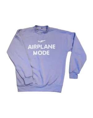 Air Plane Mode Sweatshirt in Purple