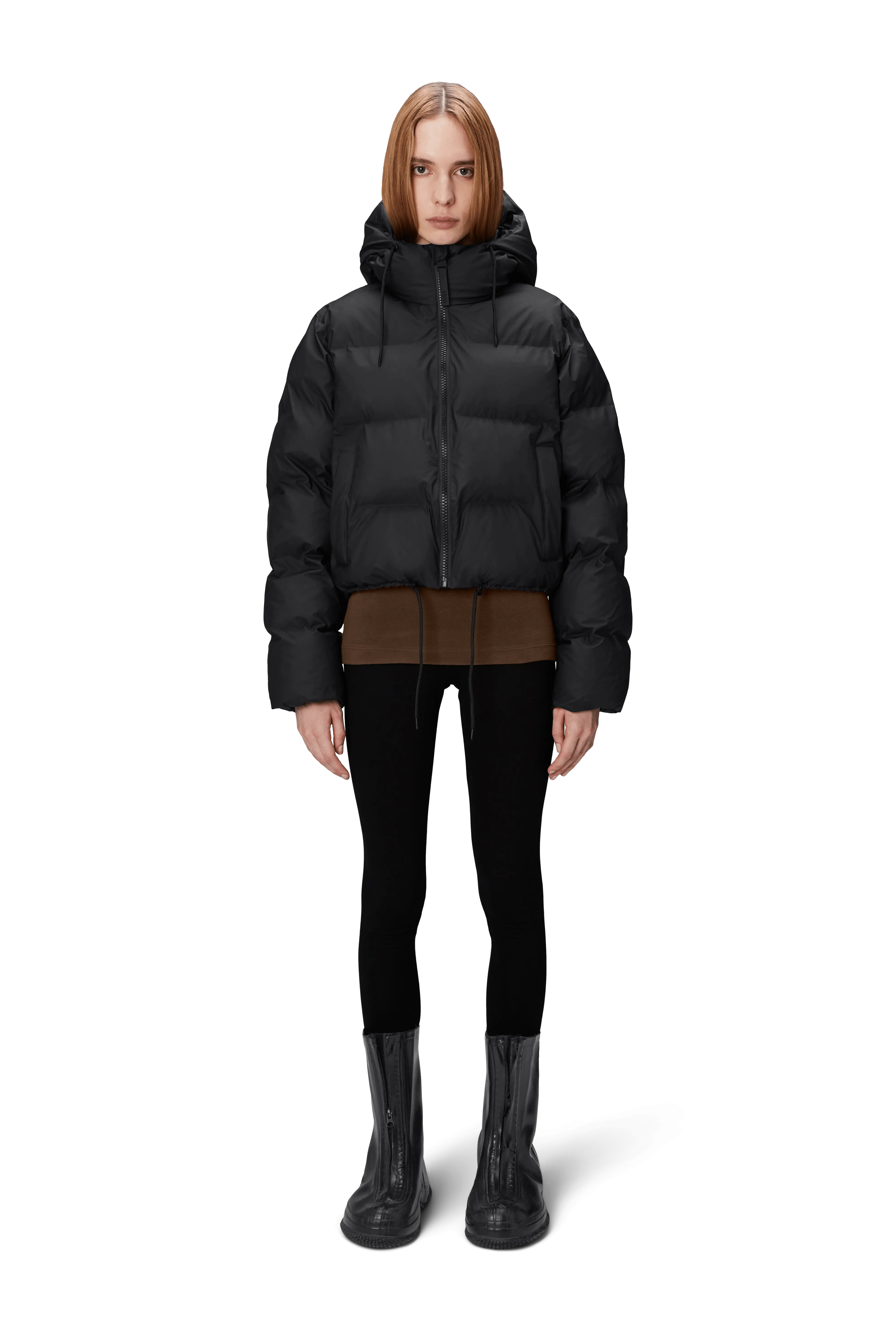 Alta Short Puffer Jacket - Black