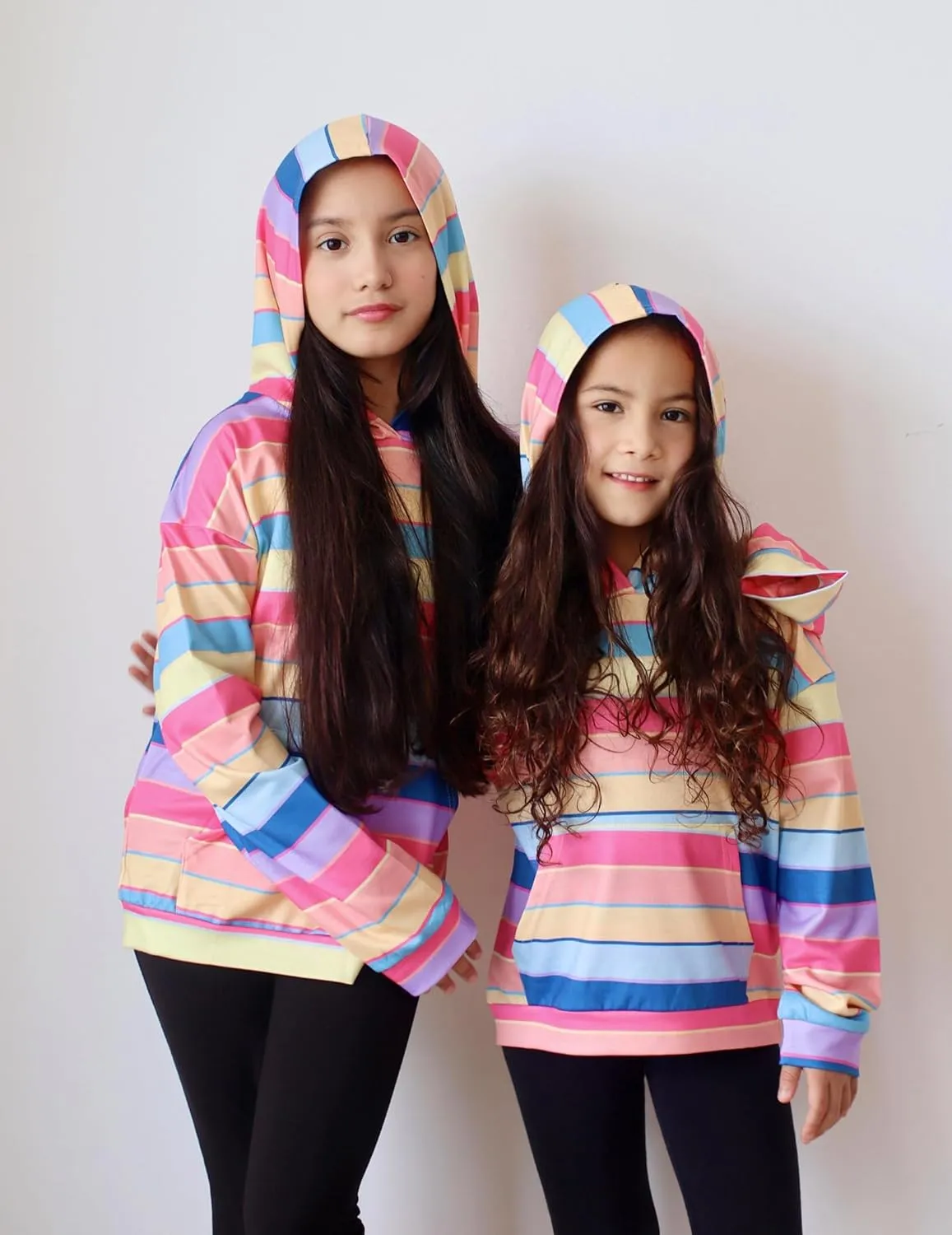 Arshiner Girls Tie Dye Sweatshirts Loose Casual Hoodies Tops