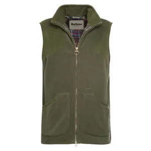 Barbour Dunmoor Waterproof Mens Fleece Gilet - Olive