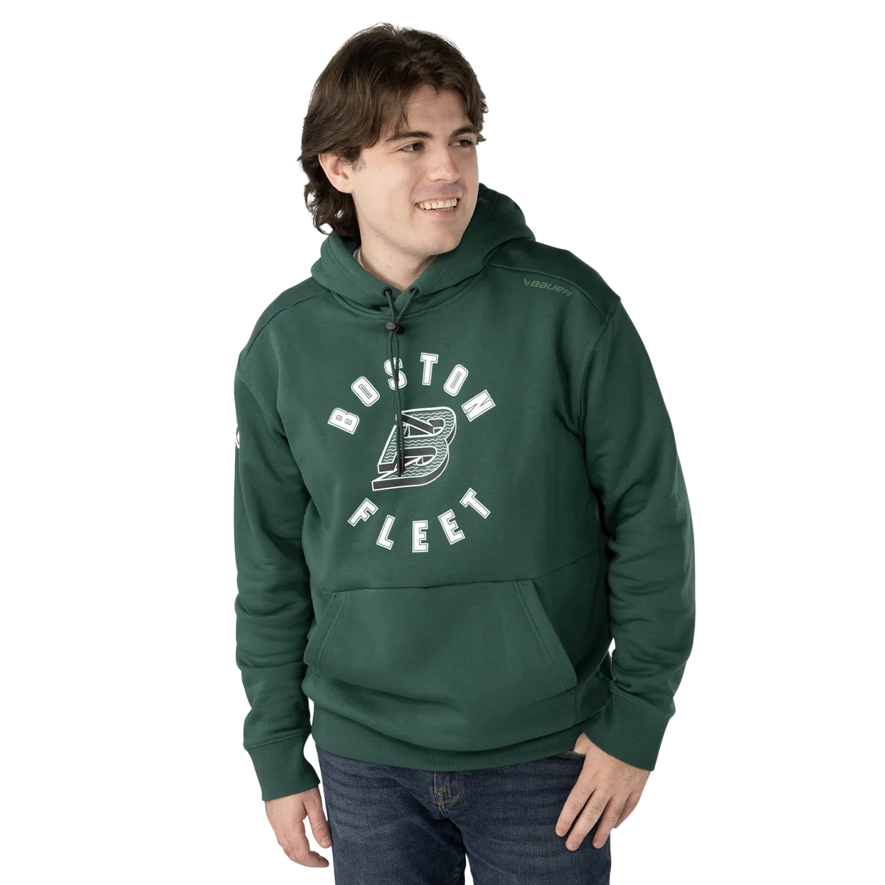 BAUER PWHL TEAM ULTIMATE HOODIE MENS BOSTON FLEET