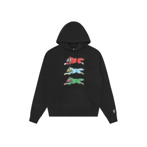 Billionaire Boys Club Triple Running Dog Popover Hood Black