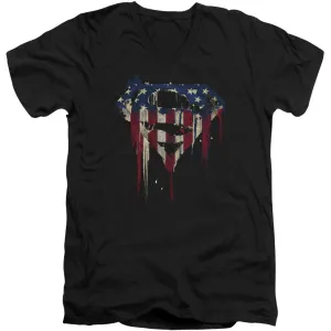 Bleeding Shield Adult V-Neck Slim Fit T-shirt