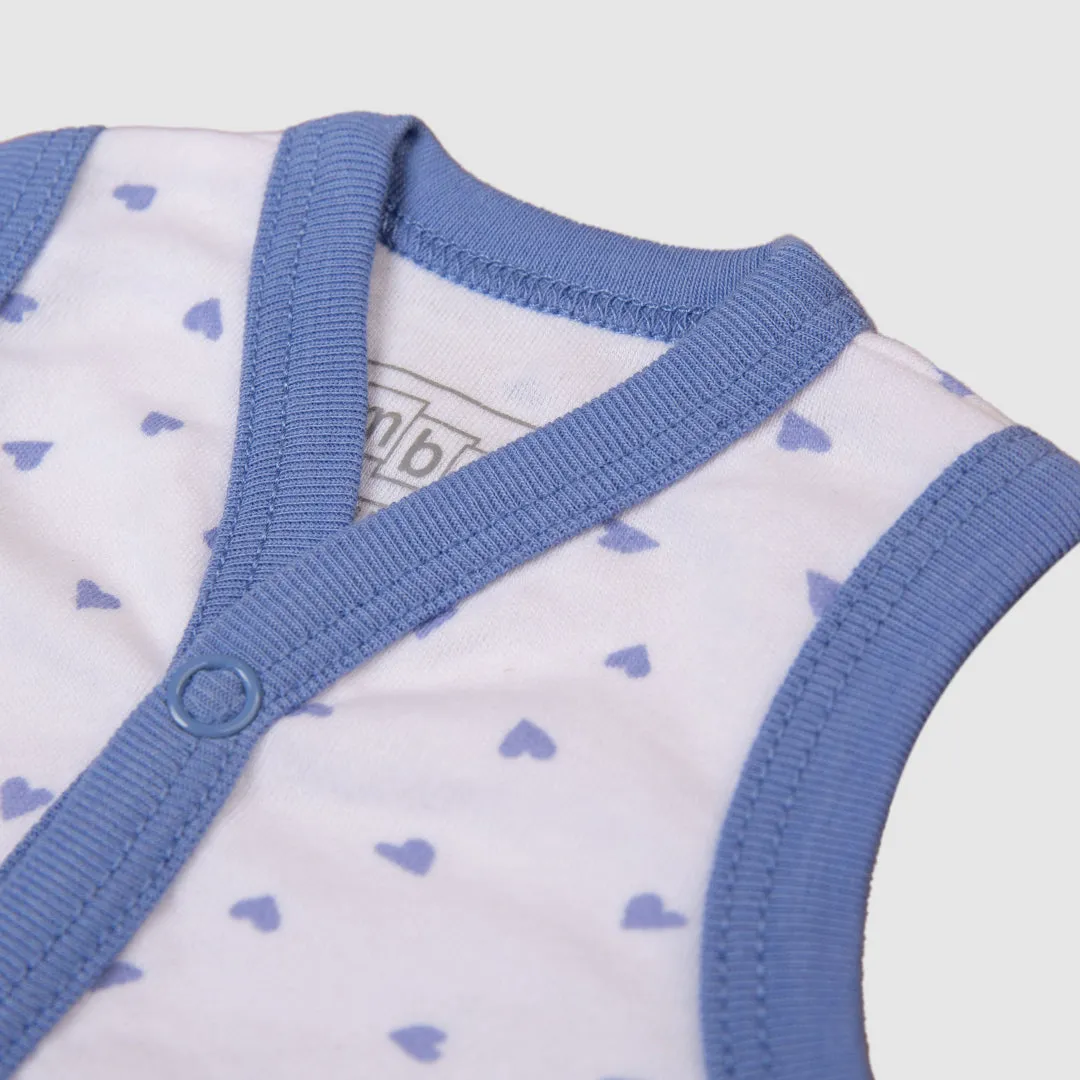 Blue Tulip Sleeveless Baby Vest Set