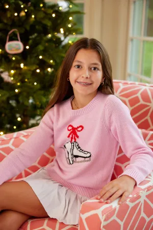 Blush Kids Ice Skating Sweater