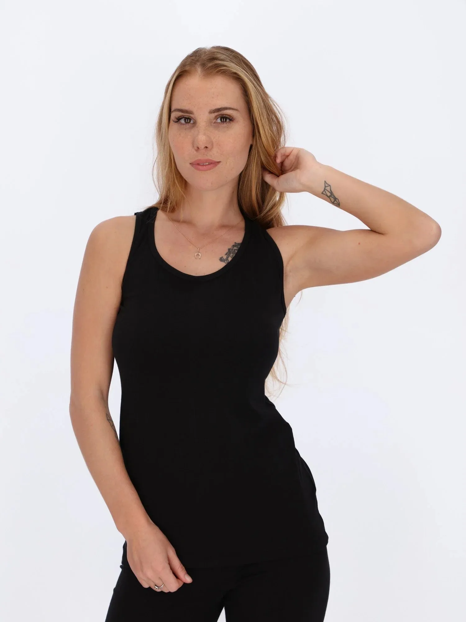 Bold Racer Back Tank Top - Eve Chantelle