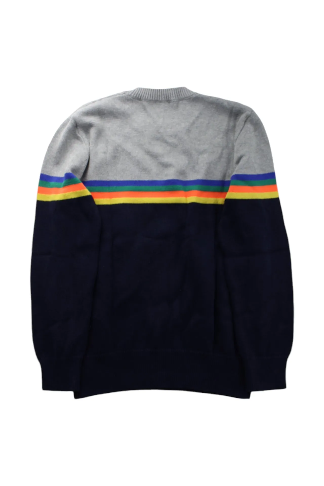 Crewcuts Rainbow Stripe Knit Sweater 12Y