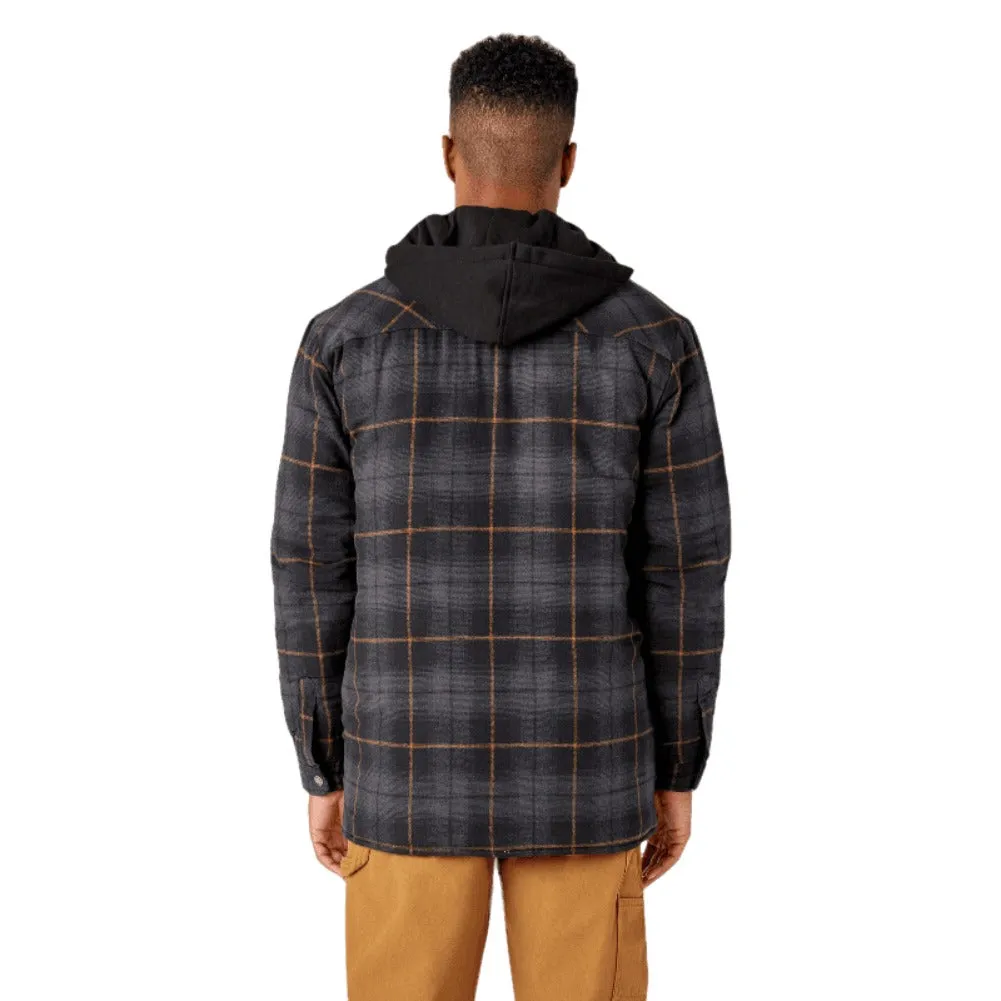 Dickies Men's Jacket TJ211 Water Repellent Flannel Hooded Shirt Outerwear Jacket