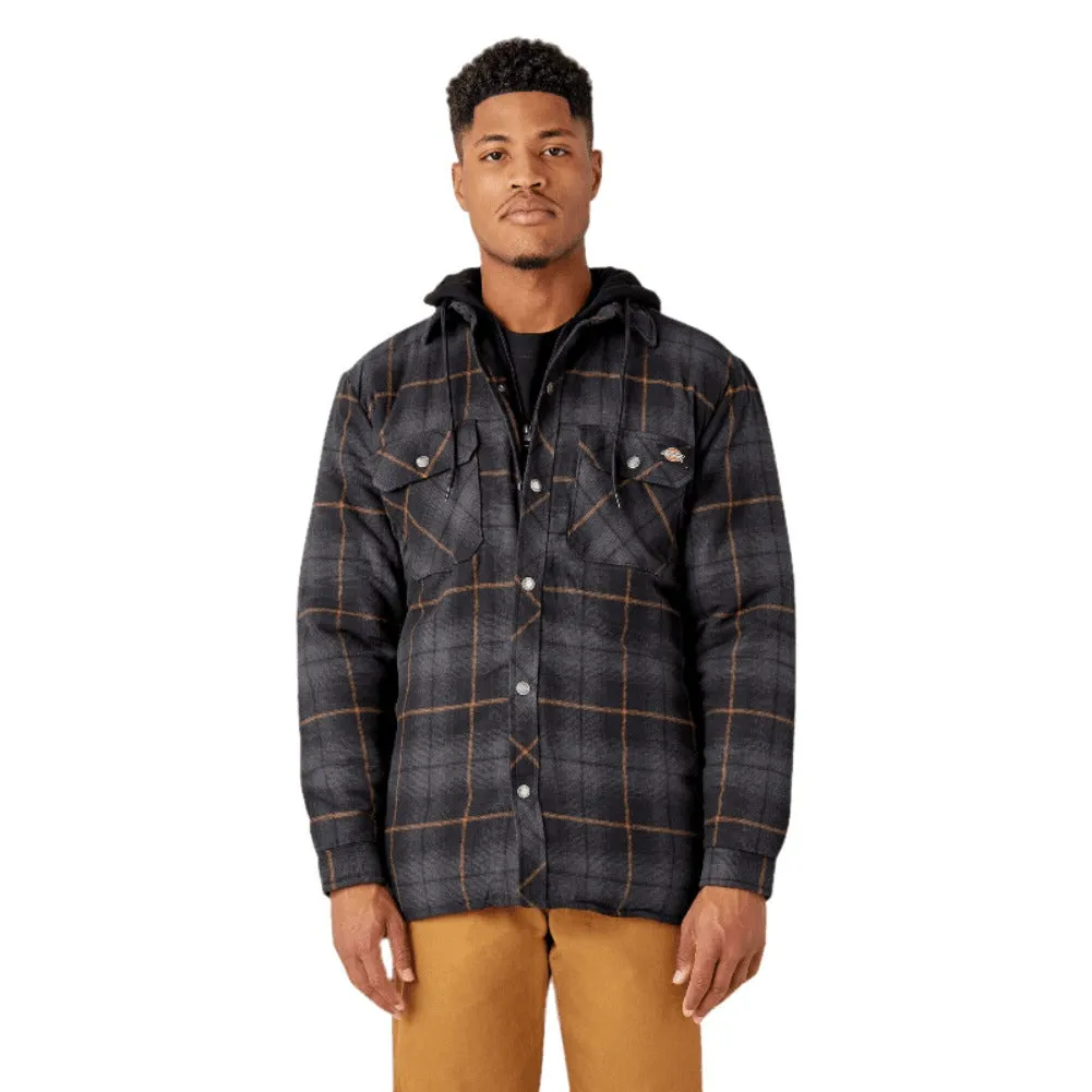 Dickies Men's Jacket TJ211 Water Repellent Flannel Hooded Shirt Outerwear Jacket