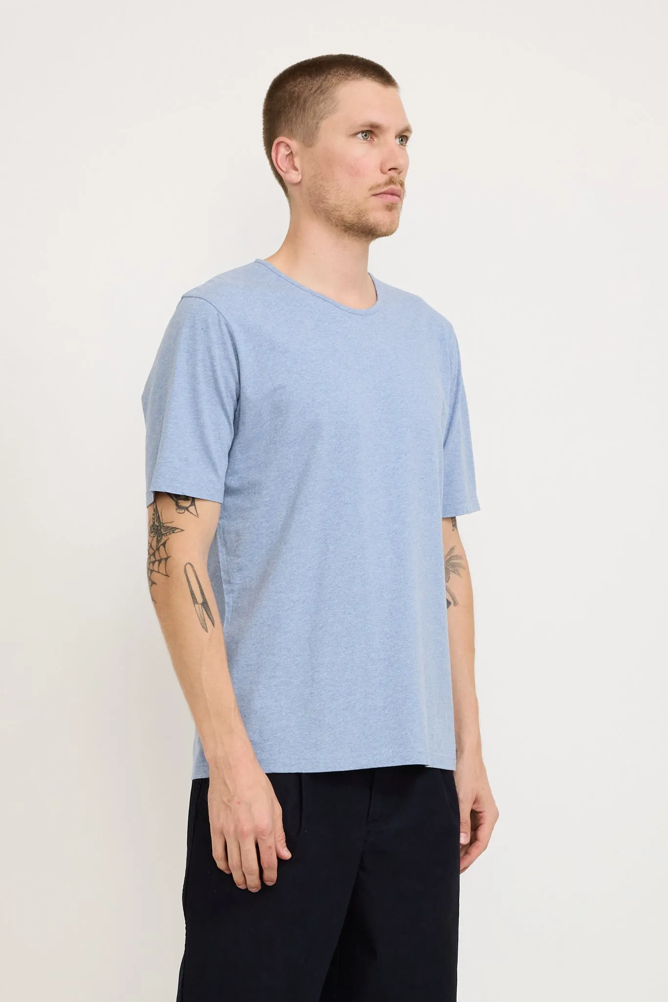 Everyday Tee Soft Blue Melange