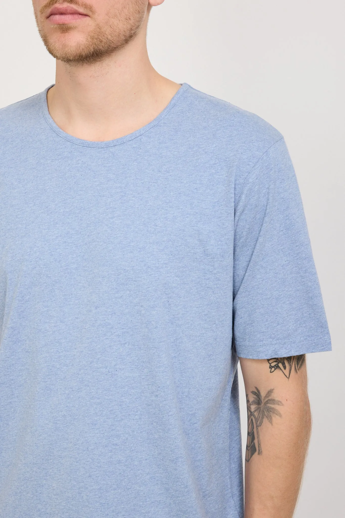 Everyday Tee Soft Blue Melange