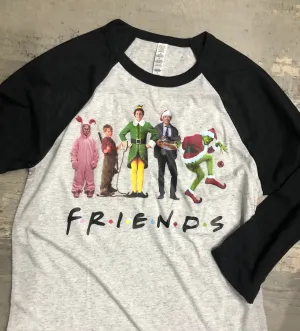 Friends Baseball Tee