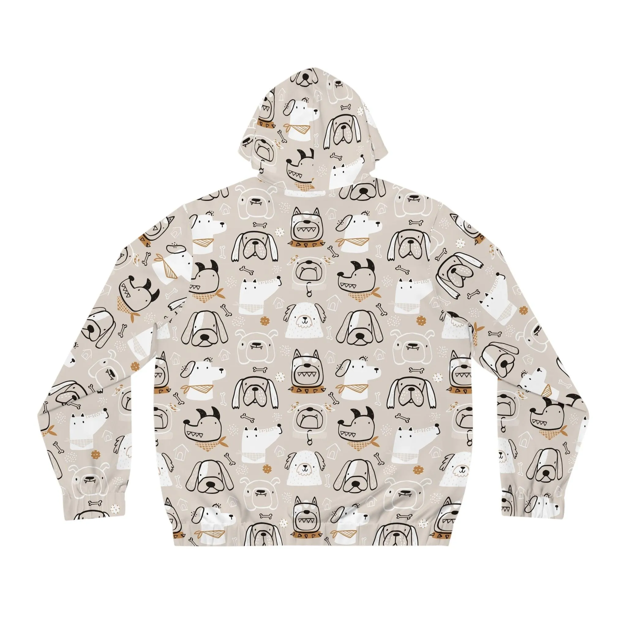 Illustrated Doggers Men's Full-Zip Hoodie