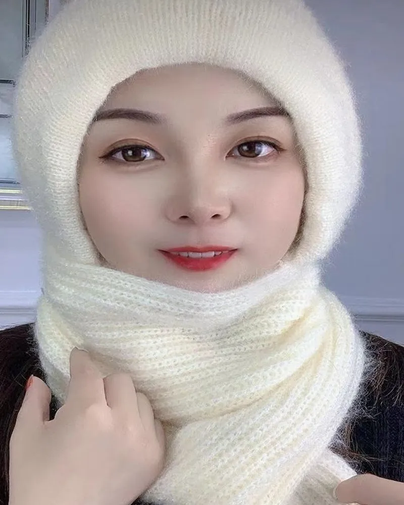 Integrated Ear Protection Windproof Cap Scarf