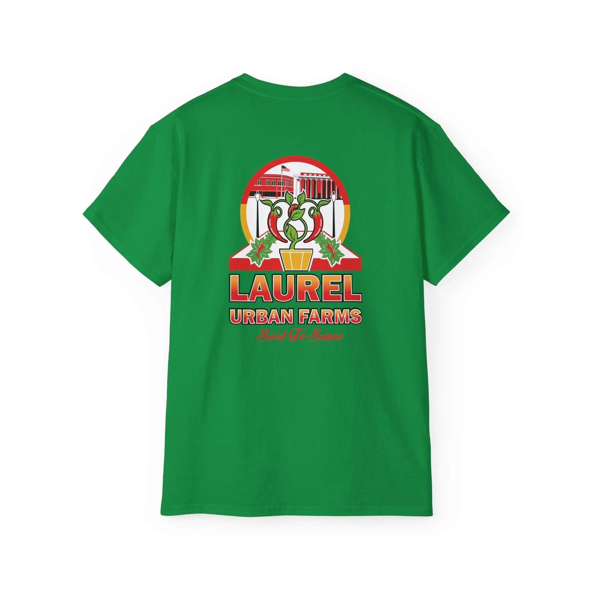 Laurel Urban Farms Logo Cotton Tee--Unisex