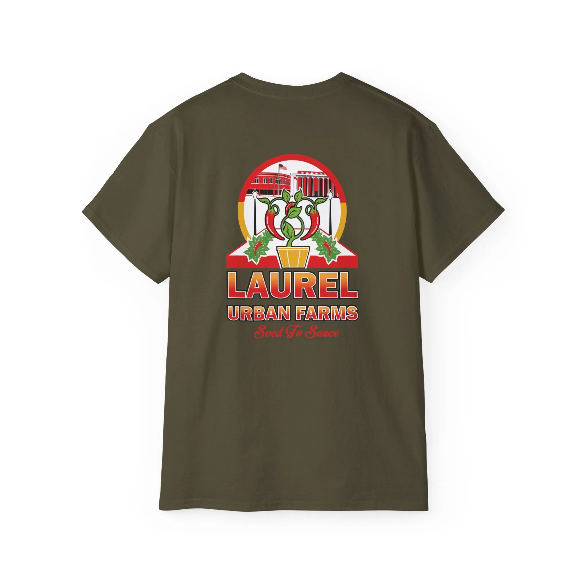 Laurel Urban Farms Logo Cotton Tee--Unisex