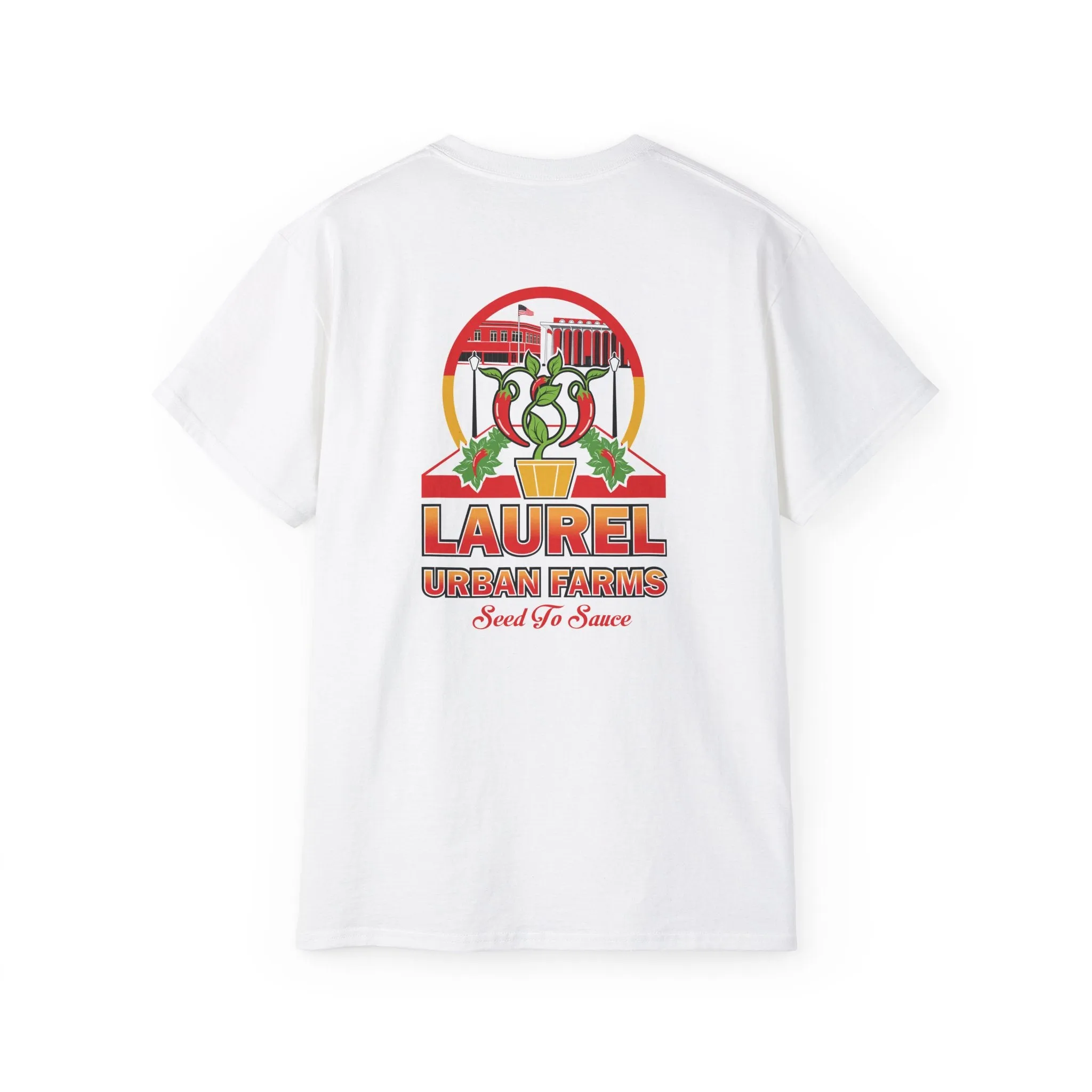 Laurel Urban Farms Logo Cotton Tee--Unisex