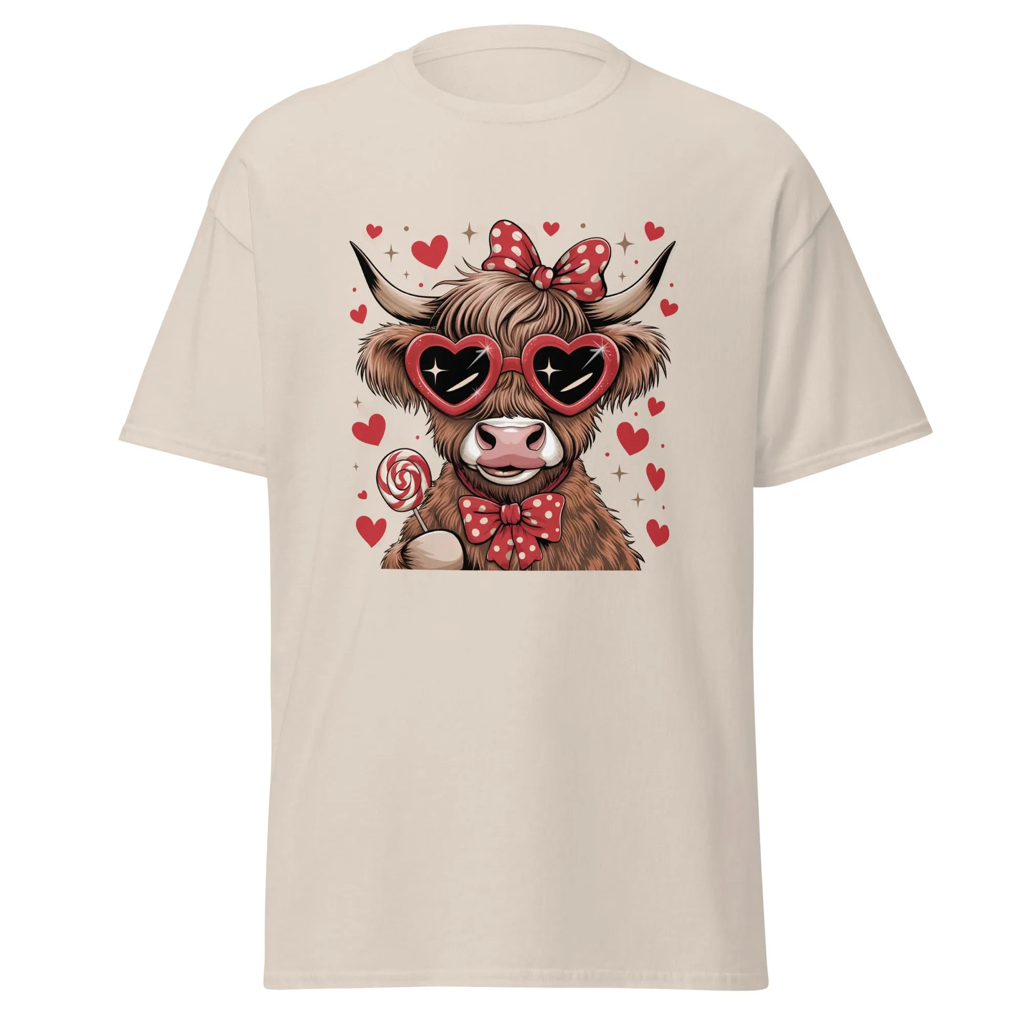 Love Highland Red - Valentine’s Day T-Shirt – Lightweight and Festive