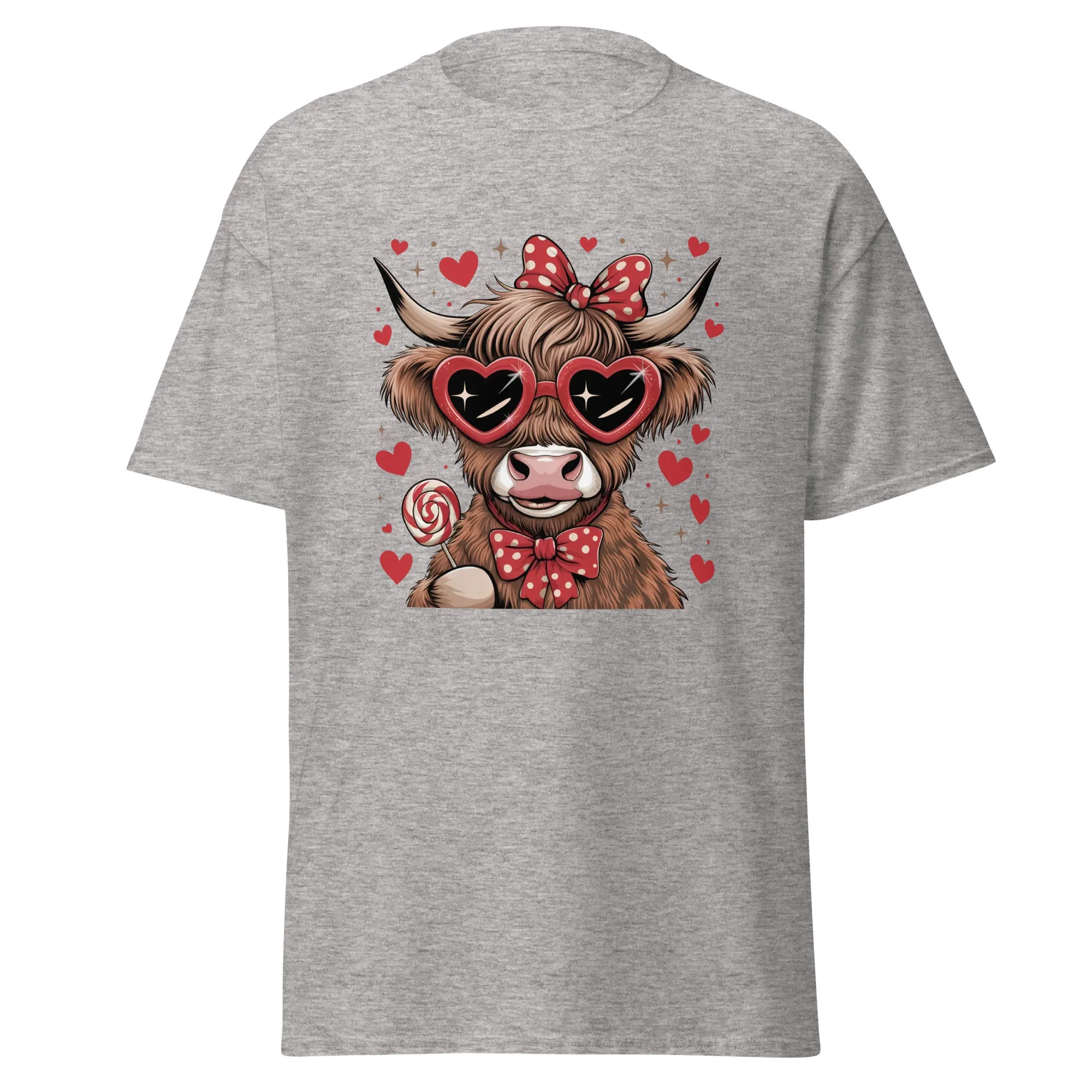 Love Highland Red - Valentine’s Day T-Shirt – Lightweight and Festive