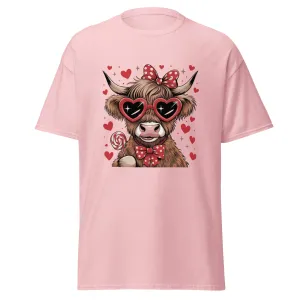 Love Highland Red - Valentine’s Day T-Shirt – Lightweight and Festive