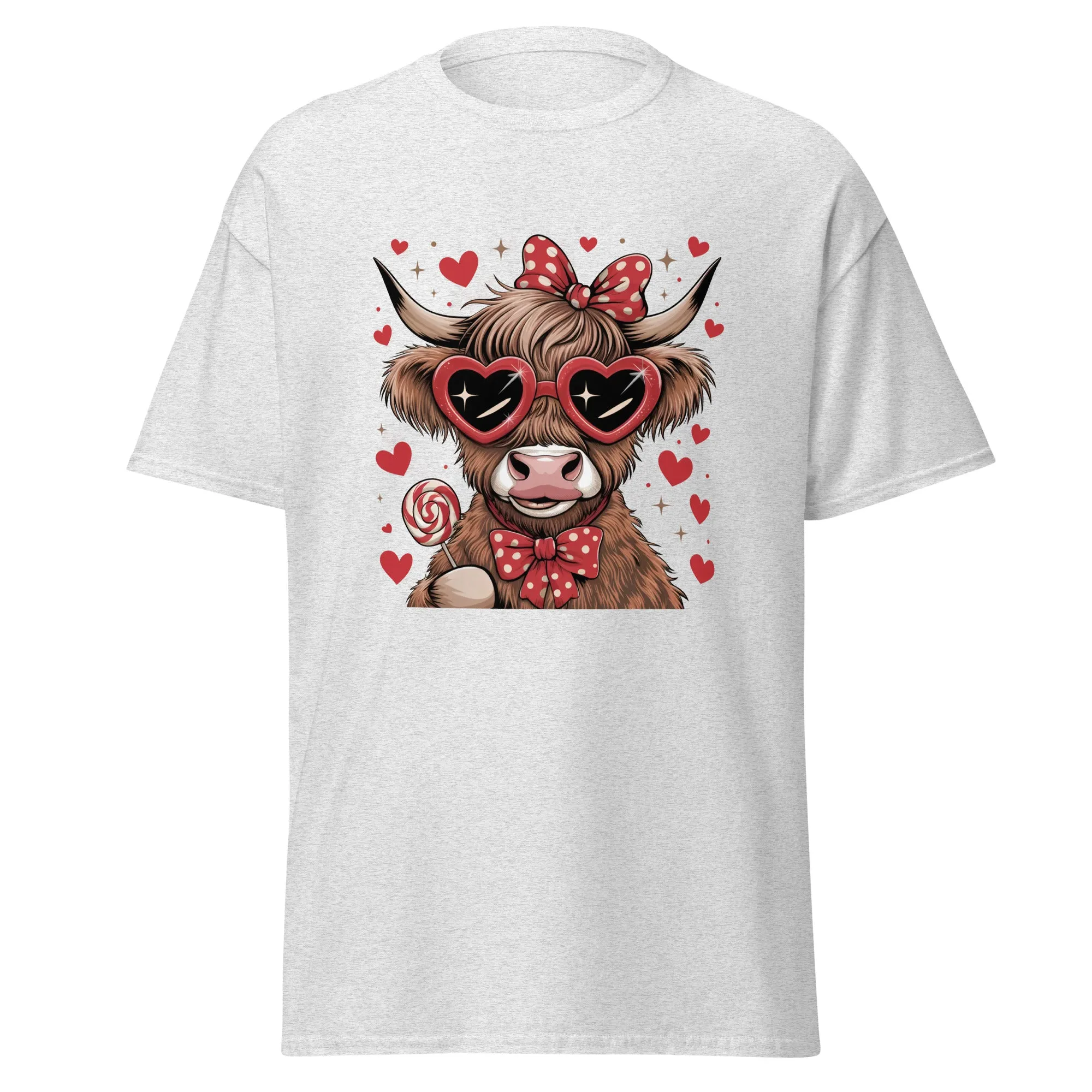 Love Highland Red - Valentine’s Day T-Shirt – Lightweight and Festive