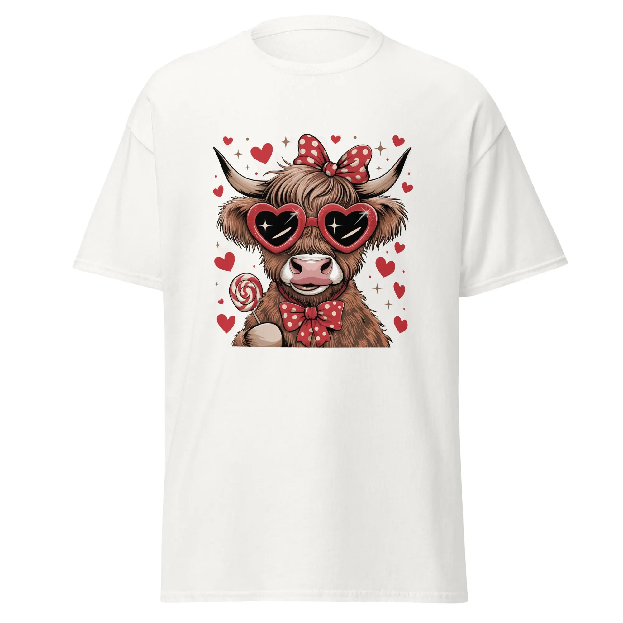 Love Highland Red - Valentine’s Day T-Shirt – Lightweight and Festive