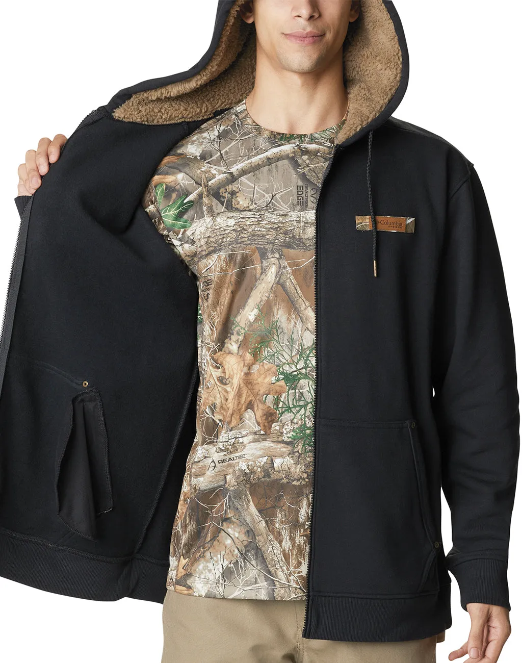 Men's Columbia Roughtail Sherpa Lined Field Hoodie