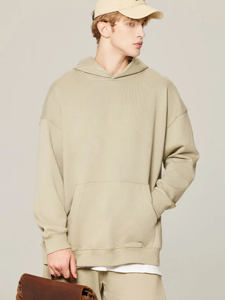 Men'S Flowy Solid Color Hoodies In Style