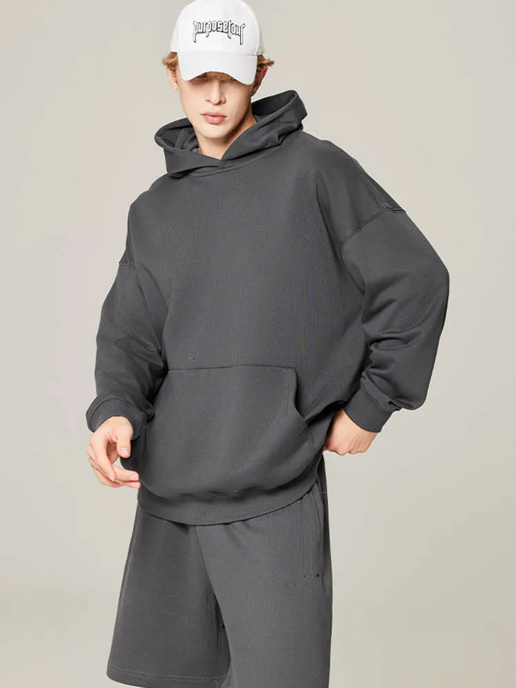 Men'S Flowy Solid Color Hoodies In Style