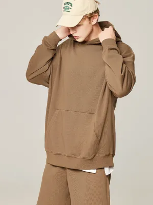 Men'S Flowy Solid Color Hoodies In Style