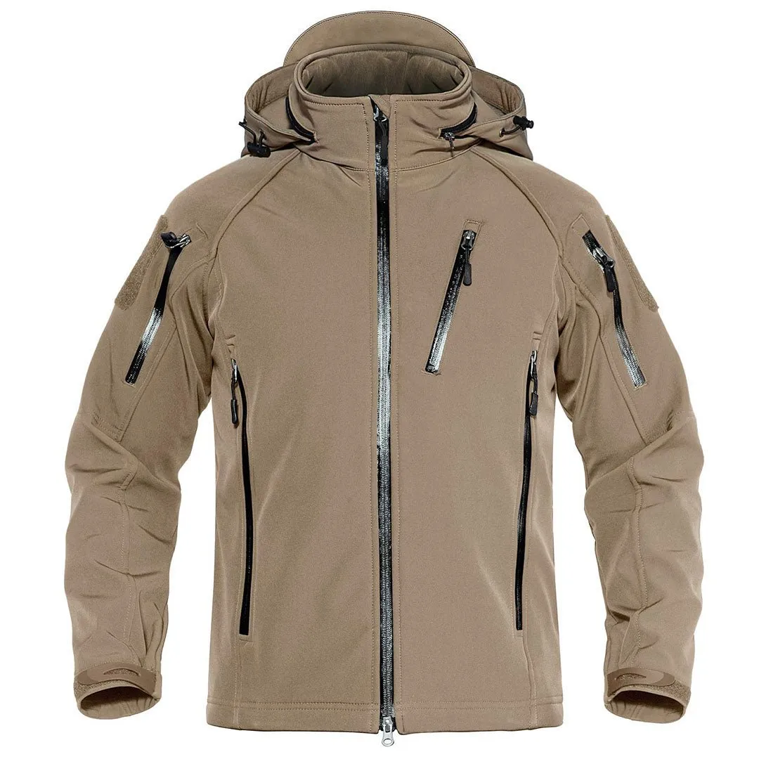 Men's Jacket Water Resistant Windproof Tactical Winter Zip Up