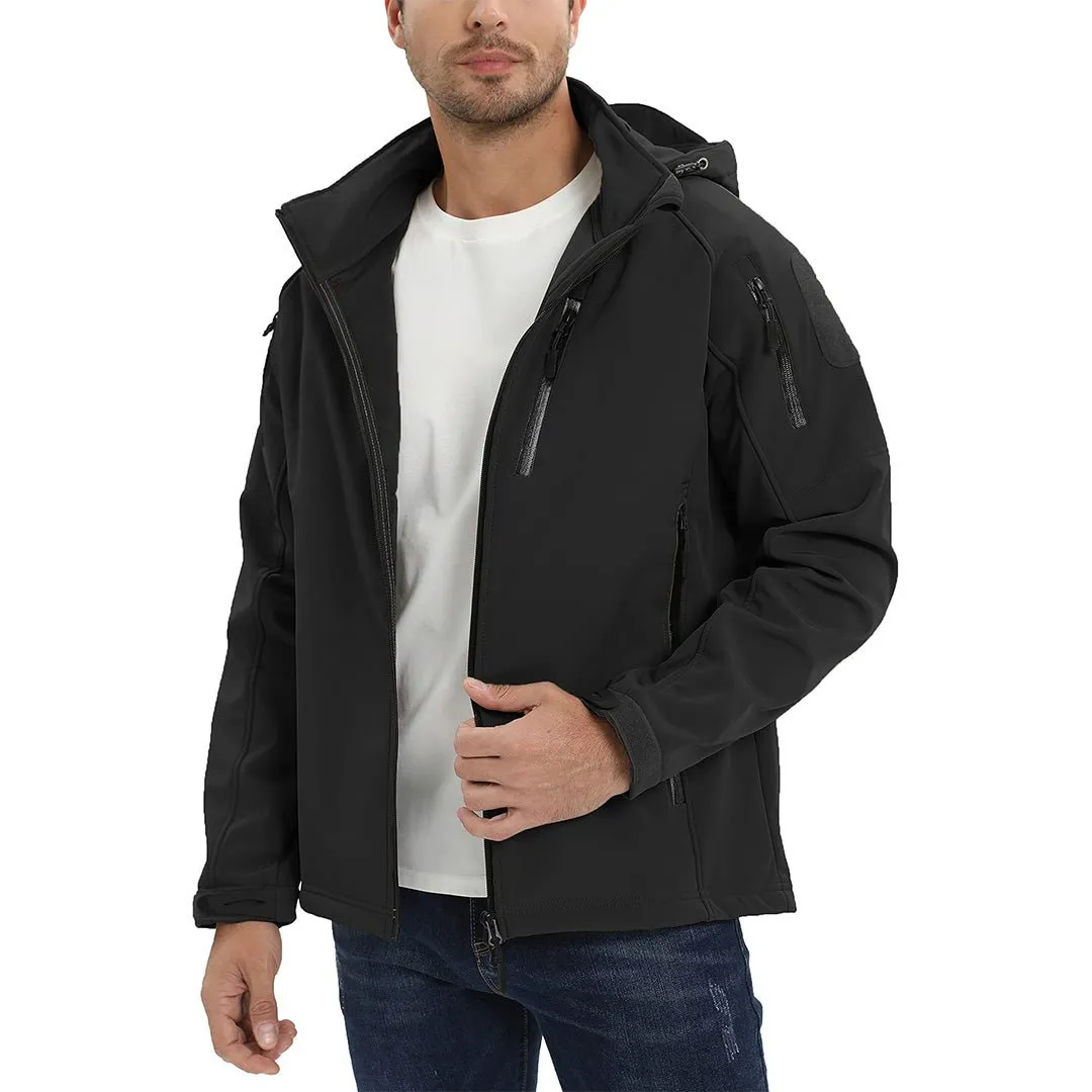 Men's Jacket Water Resistant Windproof Tactical Winter Zip Up