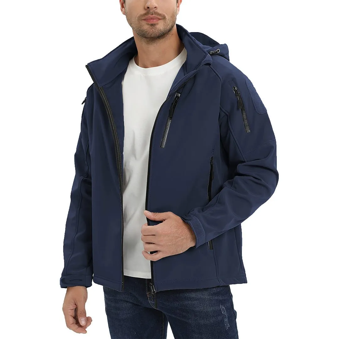 Men's Jacket Water Resistant Windproof Tactical Winter Zip Up