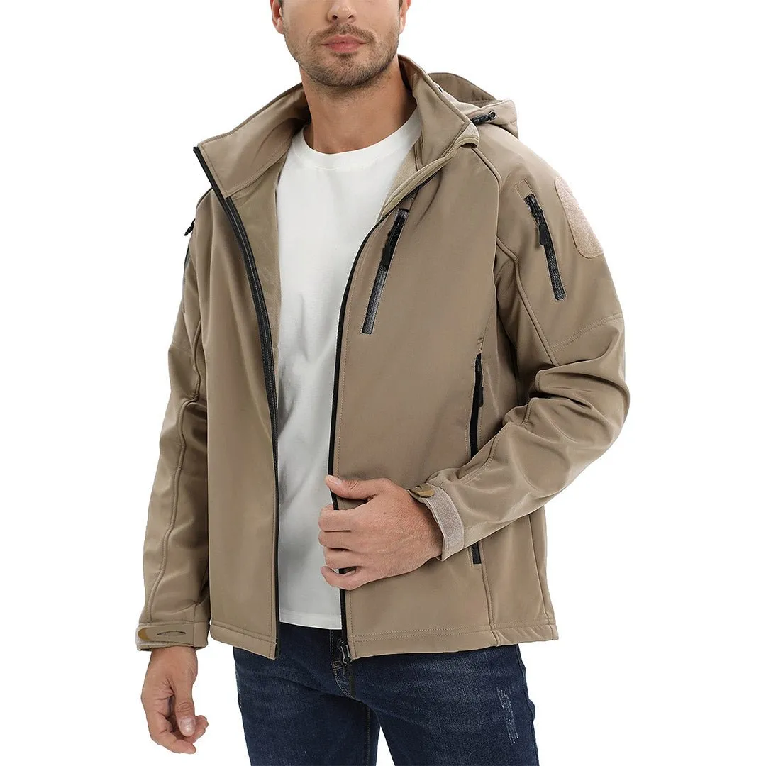 Men's Jacket Water Resistant Windproof Tactical Winter Zip Up