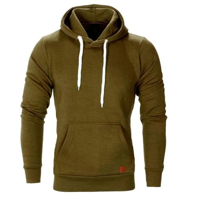 Mens Long Sleeve Casual Hoodies