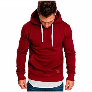 Mens Long Sleeve Casual Hoodies