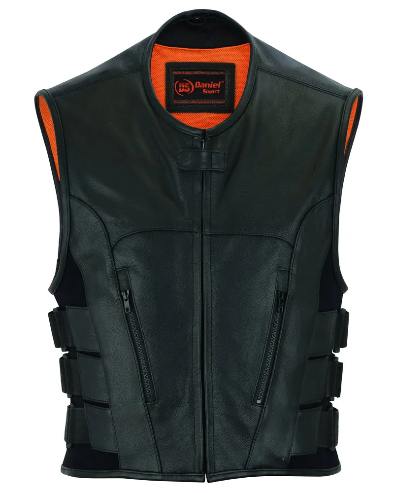 Men's SWAT Team Style Leather Vest