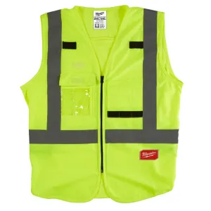 Milwaukee 48735023 XXL/XXXL Yellow High Visibility Safety Vest