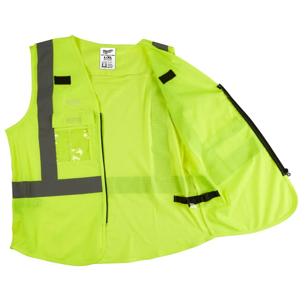 Milwaukee 48735023 XXL/XXXL Yellow High Visibility Safety Vest