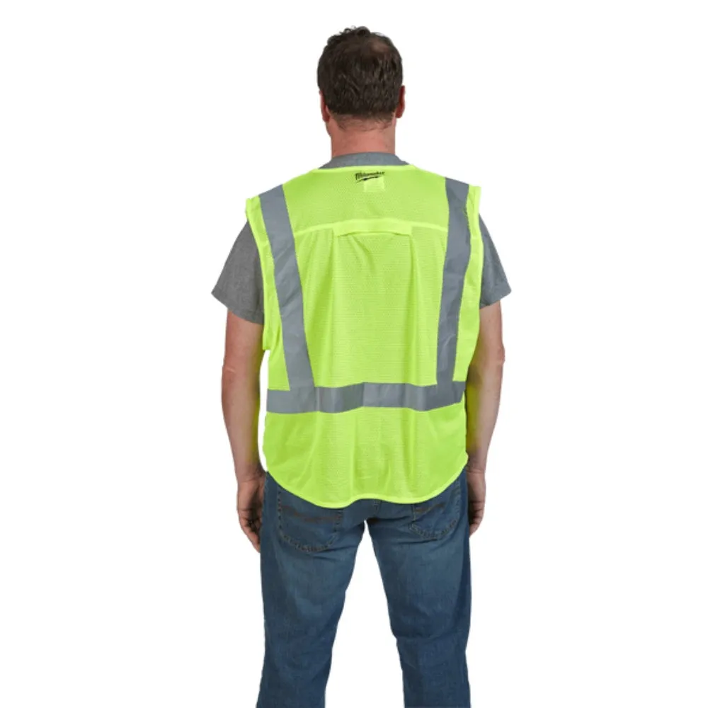 Milwaukee 48735023 XXL/XXXL Yellow High Visibility Safety Vest