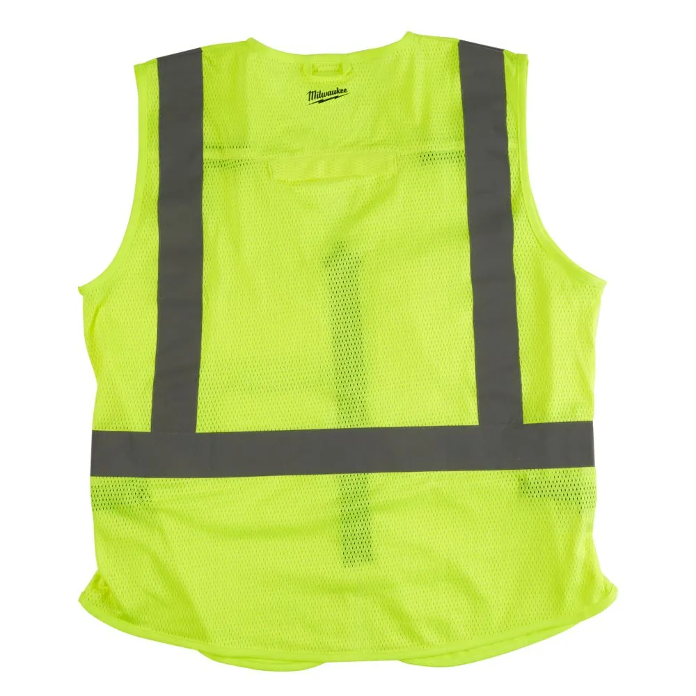 Milwaukee 48735023 XXL/XXXL Yellow High Visibility Safety Vest