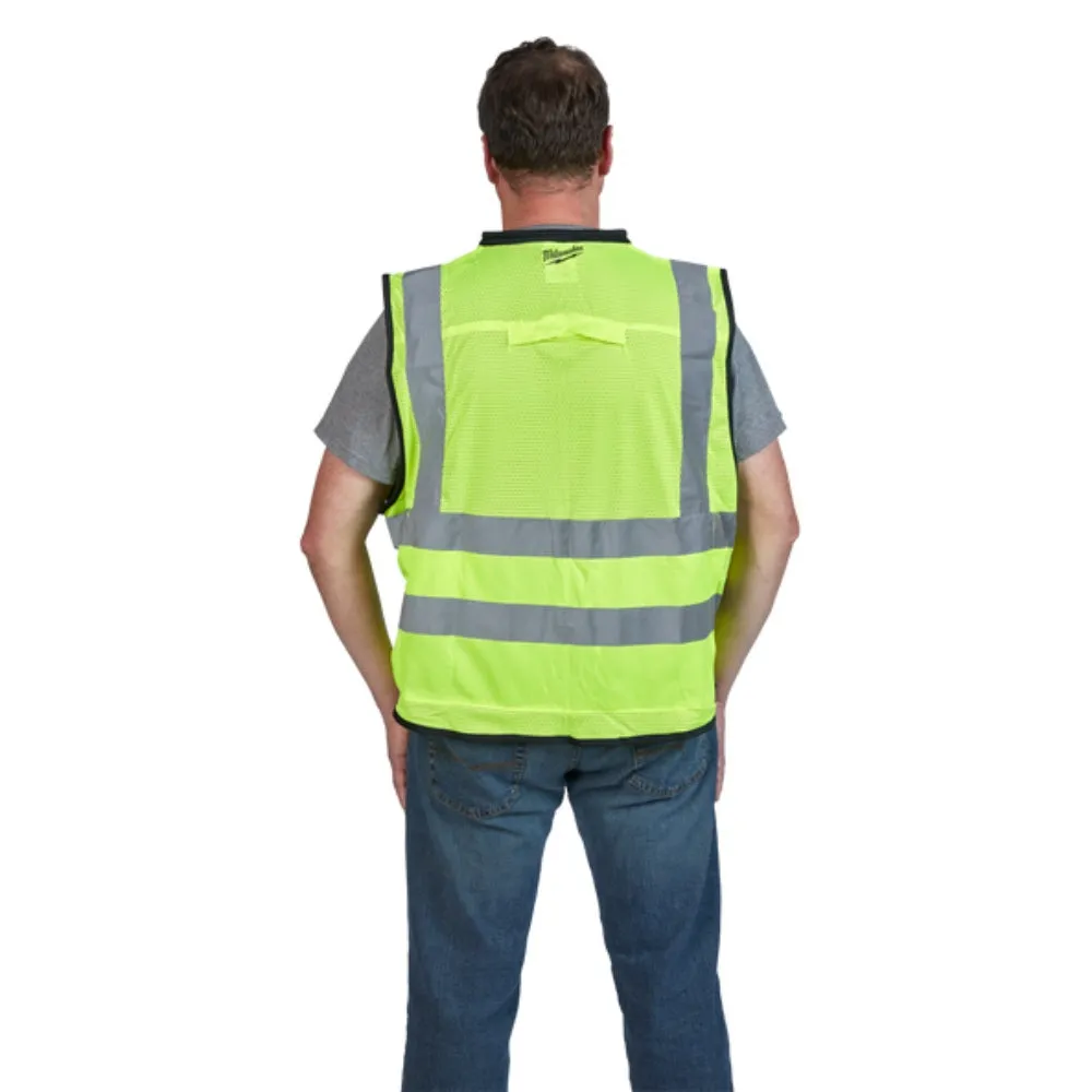 Milwaukee 48735043 2XL/3XL Yellow Premium High Visibility Safety Vest