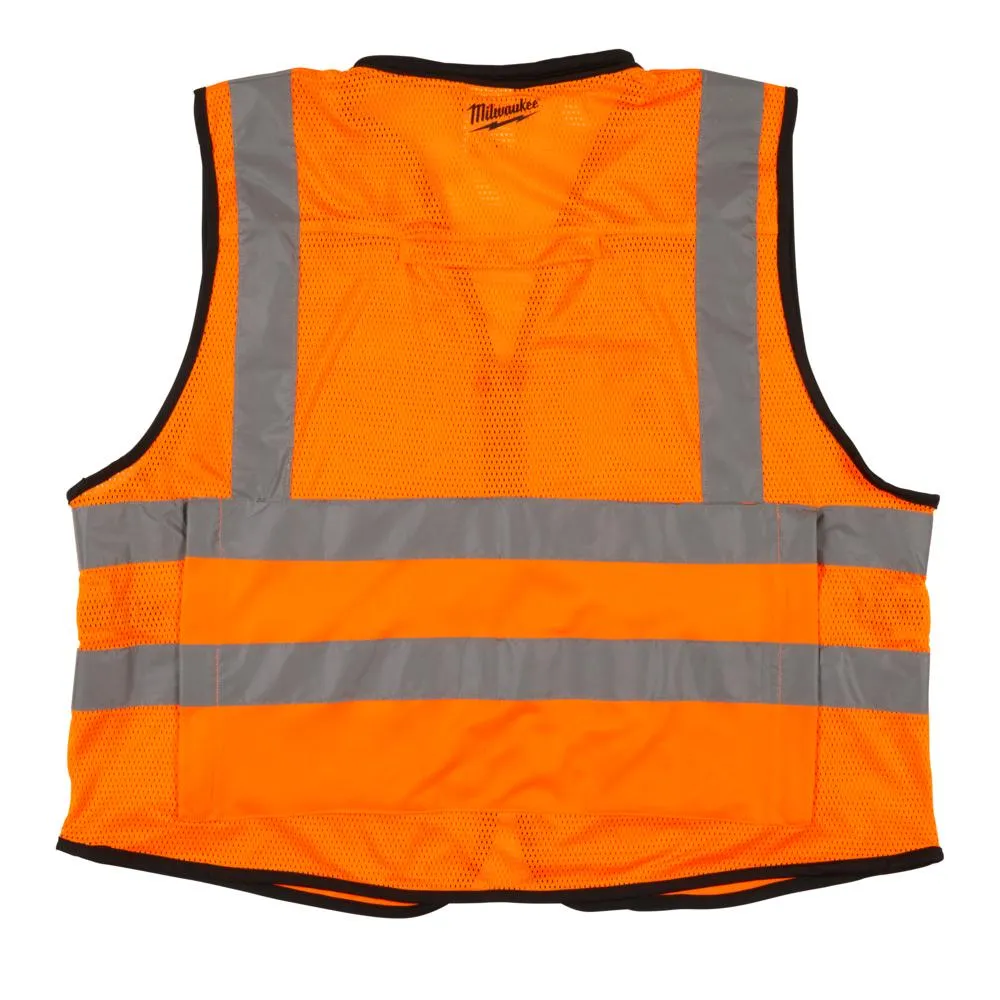 Milwaukee 48735051 S/M Orange Premium High Visibility Safety Vest