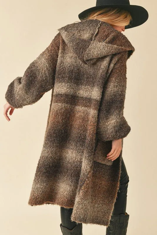 Nelsi Long Hooded Duster