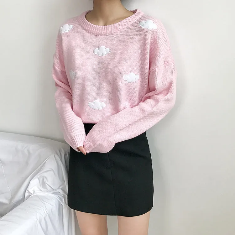 Pastel Clouds Crewneck