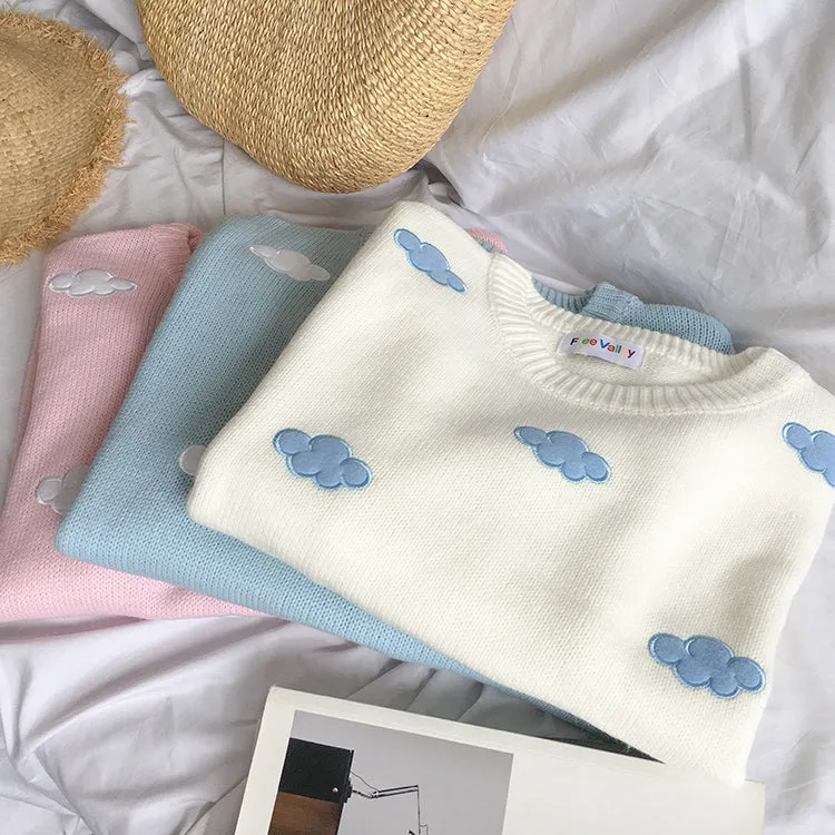 Pastel Clouds Crewneck