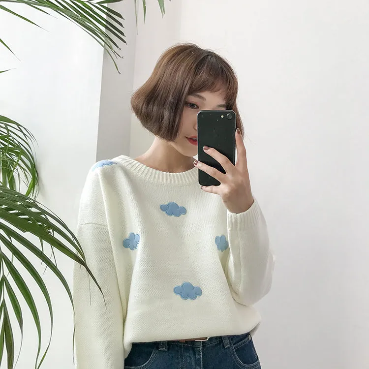 Pastel Clouds Crewneck