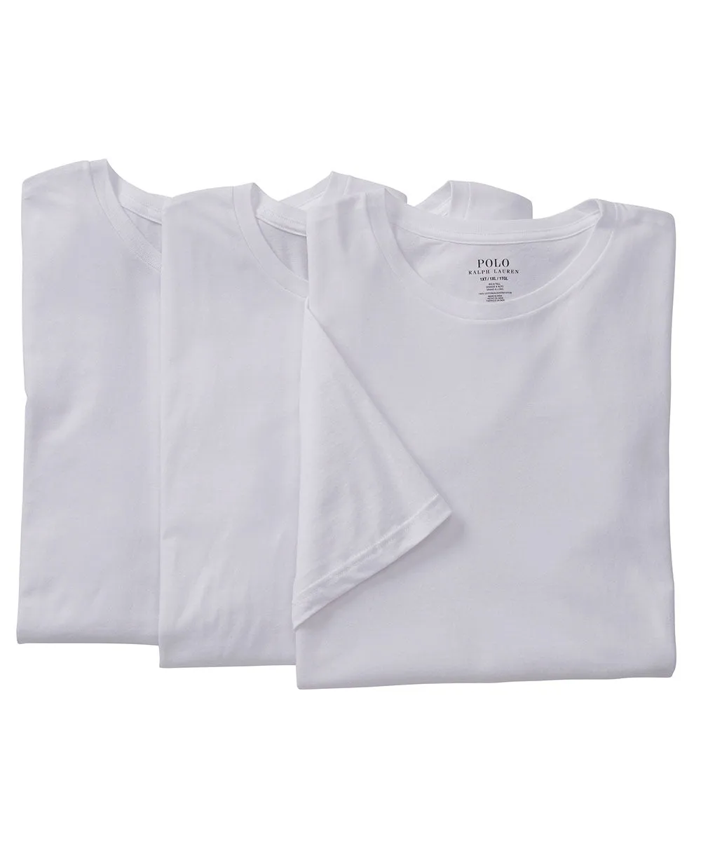 Polo Ralph Lauren Cotton Crewneck T-Shirt (3-Pack)